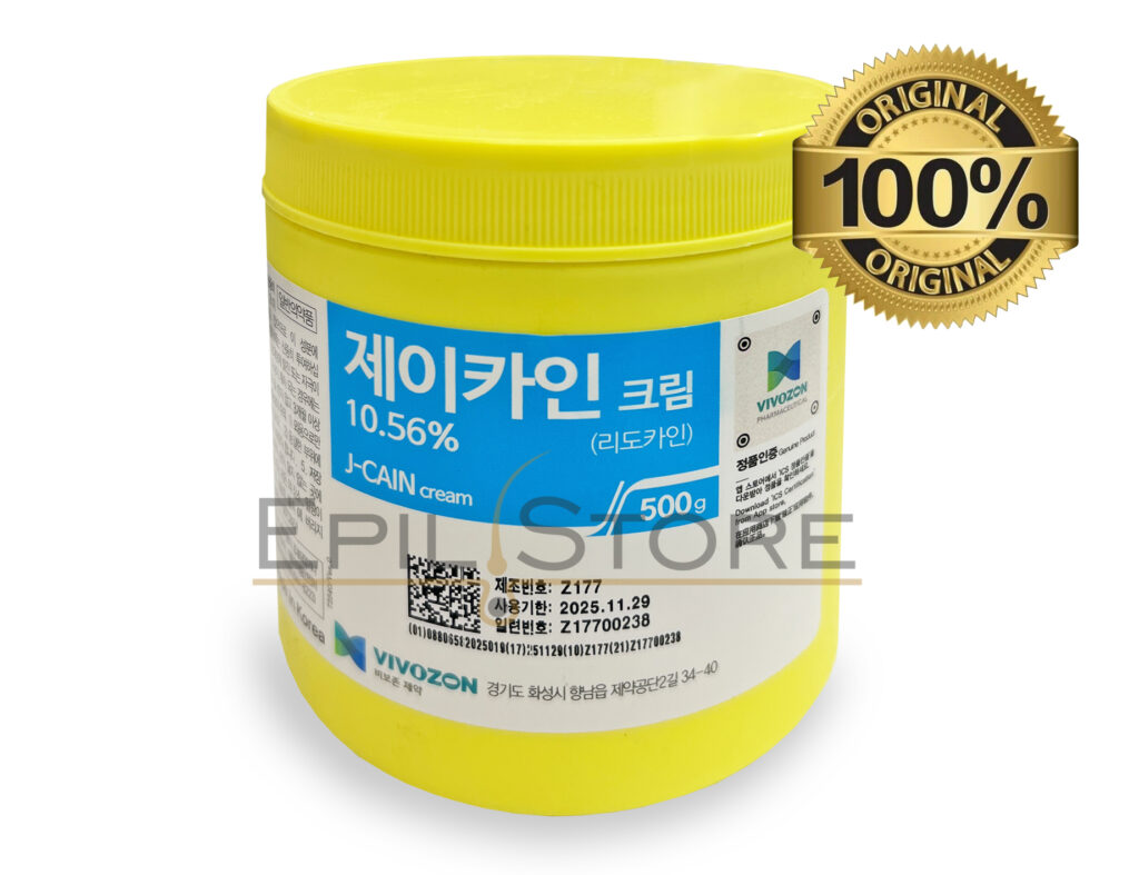 J -Cain Cream - KREM 10,56% жEltAipe y 9,6% Синяжая яя.