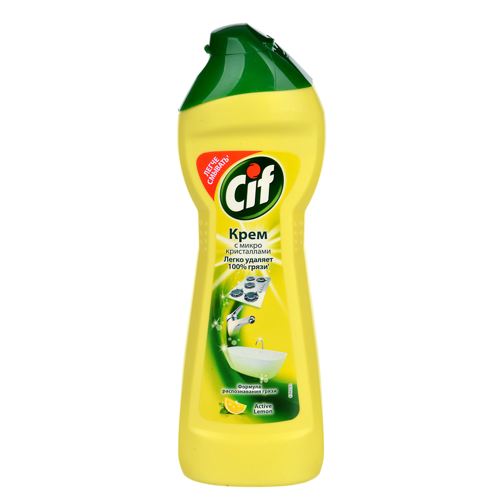 Крем иистязии cif aktiv, limon/freш, p/b, 230ml, «aktiv freш ...