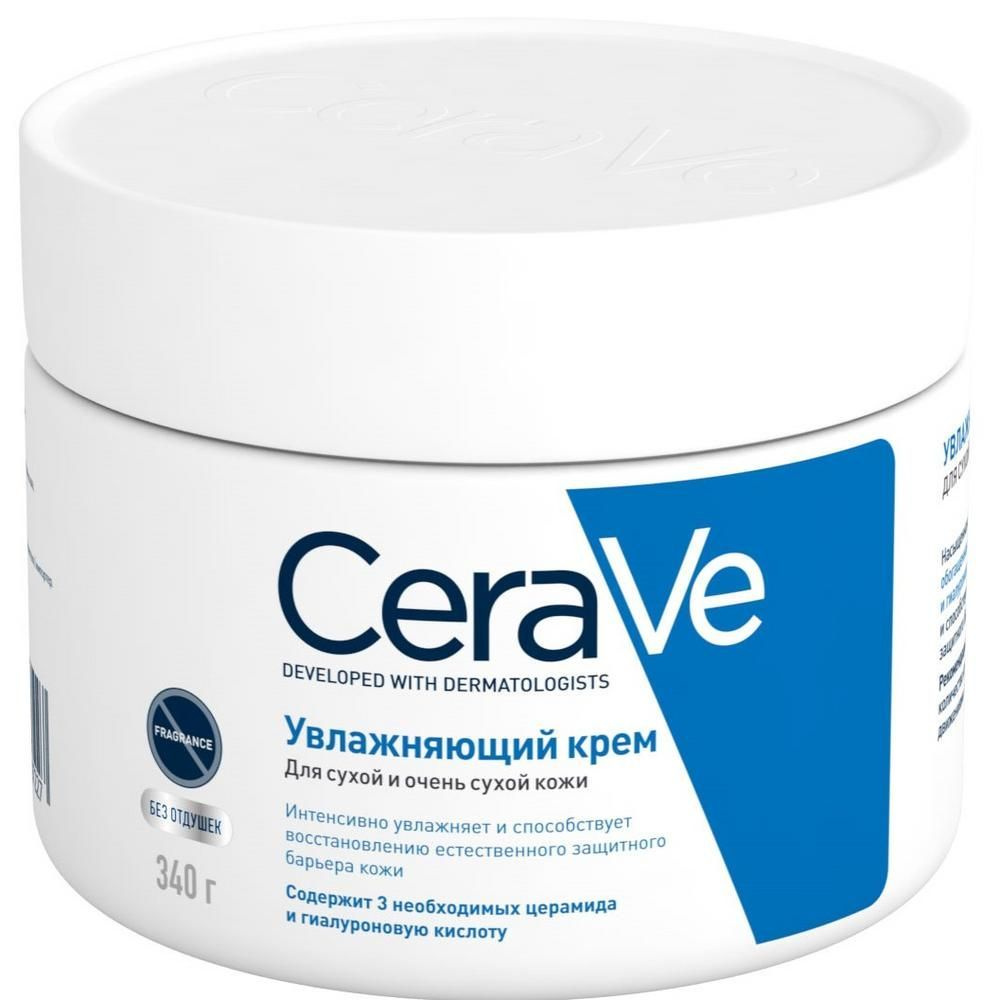 Cerave krem ​​uvlaжnaющiй dly outхo o o ohчenh ouryoй koжi leцa ytle, 340 g