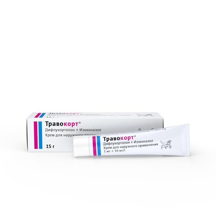 Travokort kremem 15g tyaba (дифлукорестолона + икоконаол) куэпит ...